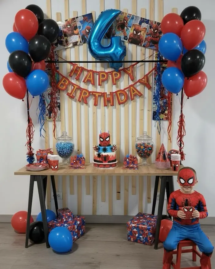 Fiesta Spiderman 6 años Gomiballs Elche